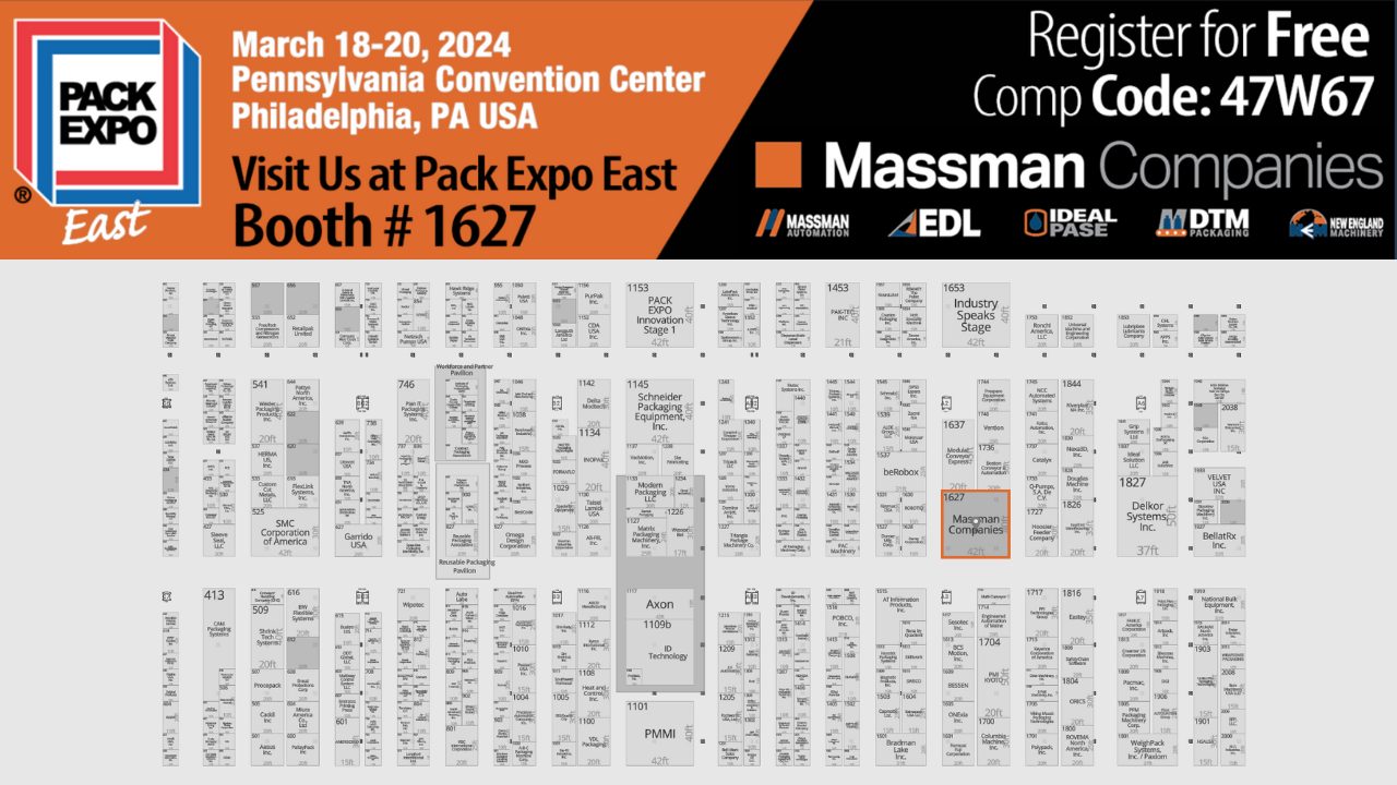 Pack Expo East Map 2024